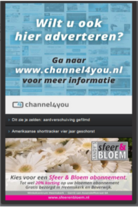 Channel4you Gratis beeldscherm voor bedrijven in het MKB